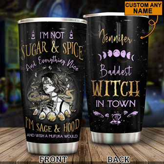 Custom Witch Tumbler - Thegiftio UK