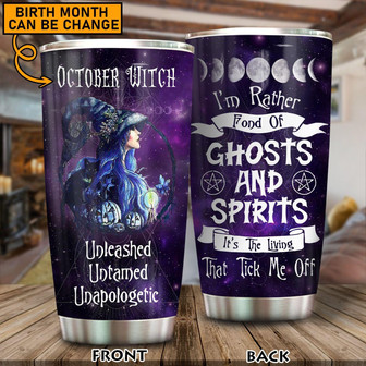 Custom Witch Tumbler - Thegiftio UK