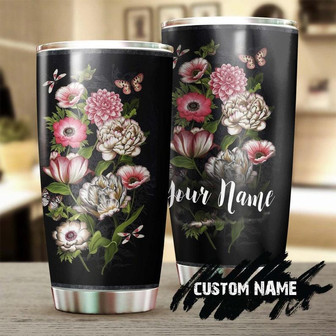 Vintage Butterfly Spring Personalized Tumblerbirthday Gift Christmas Gift For Butterfly Lover For Her - Thegiftio UK