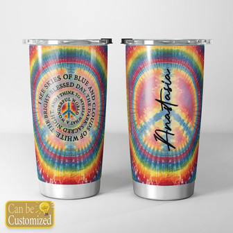What A Wonderful World Personalized Tumbler - Thegiftio UK