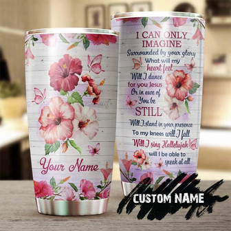 Will I Sing Hallelujah Flower Pink Jesus Faith Personalized Tumblerjesus Gift Birthday Christmas Gift For Jesus Lover Catholic Christians - Thegiftio UK
