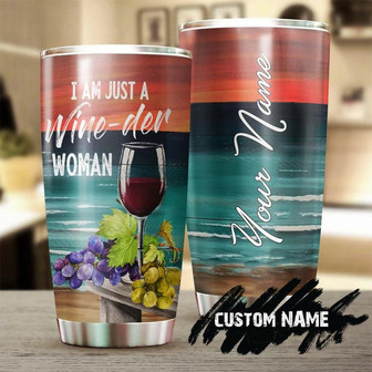 Custom Gift For Her Gift For Him Wine Women Personalized Stainless Steel 20oz Tumbler Wine Lover Tumbler Birthday Gift Meaning Gift - Thegiftio UK
