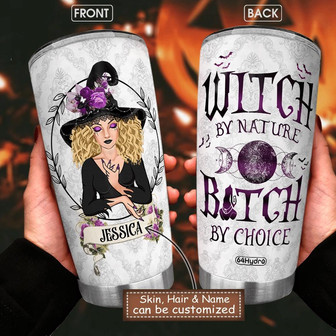 Wit Witch By Nature Customized Stainless Steel Tumbler - Thegiftio UK