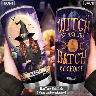 Wit Witch By Nature Customized Stainless Steel Tumbler - Thegiftio UK