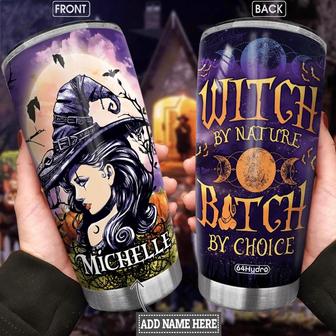 Wit Witch By Nature Personalized Stainless Steel Tumbler - Thegiftio UK