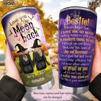 Witch Besties Loved Stainless Steel Tumbler - Thegiftio UK