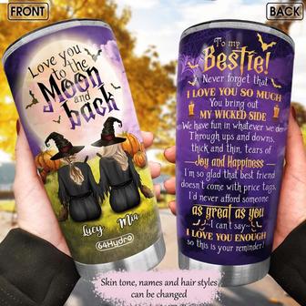 Witch Besties Loved Stainless Steel Tumbler - Thegiftio