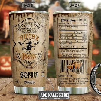 Witch Brew Wit Personalized Stainless Steel Tumbler - Thegiftio UK