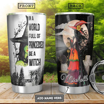 Witch Personalized Stainless Steel Tumbler - Thegiftio UK