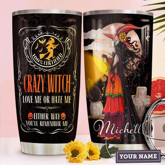Witch Personalized Stainless Steel Tumbler - Thegiftio UK