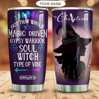 Witch Personalized Stainless Steel Tumbler - Thegiftio UK