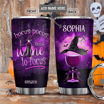 Witch Wine Win Personalized Stainless Steel Tumbler - Thegiftio UK