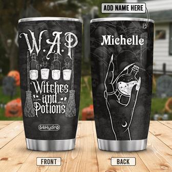 Witches And Potions Wit Personalized Stainless Steel Tumbler - Thegiftio UK
