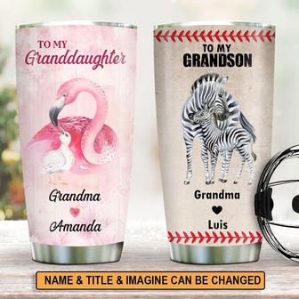 Youre Capable Of Achieving Anything You Put Personalized Stainless Steel Tumbler For Grandchildren - Thegiftio UK
