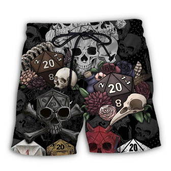 And Skull Darkness Art Beach Short - Seseable