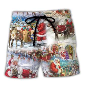 Believe In The Magic Of Christmas Beach Short - Seseable