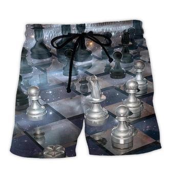 Chess Just Play Chess Stunning Beach Short - Seseable