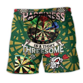 Darts Happiness Is A Tight Threesome Beach Short - Seseable
