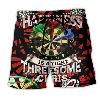 Darts Happiness Stunning Colors Beach Short - Seseable
