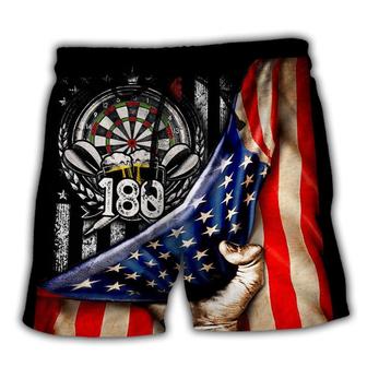 Darts Independence Day Beach Short - Seseable