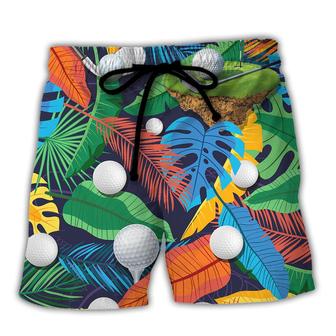 Golf Funny It Takes A Lot Of Balls To Golf The Way I Do Tropical Golf Lover Beach Short - Seseable