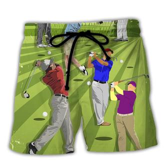 Golf It Takes A Lot Of Balls To Golf Like I Do Funny Quotes Lover Golf Beach Short - Seseable