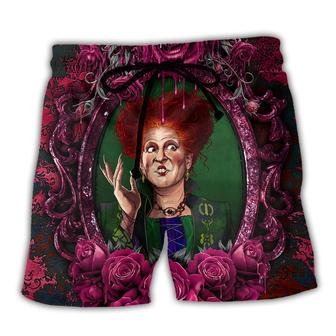 Halloween Horror Scary Sister Witches Winifred Beach Short - Seseable