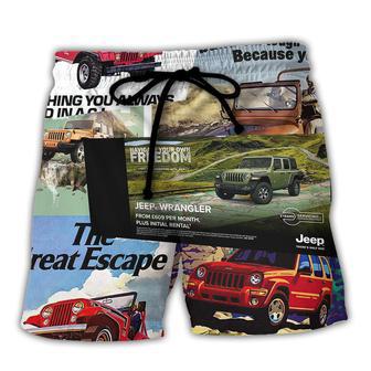 Jeep Variety Poster Beach Short For Men | Favorety AU