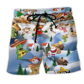 Mexican Say Merry Christmas Beach Short - Seseable