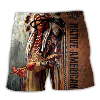 Native Style Love Peaceful Their Life Beach Short - Seseable