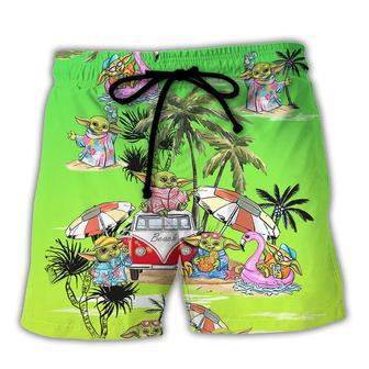 SW Disney Baby Yoda Cool Beach Short Family | Favorety