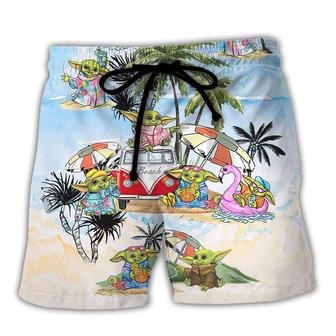 SW Disney Baby Yoda So Cool Beach Short Family | Favorety AU