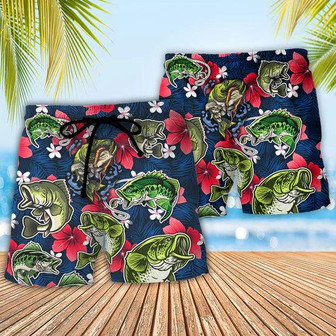 Fishing I'd Rather Have Bad Day Fishing Than A Good Day At Work Beach Short | Seseable CA