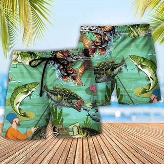 Fishing I'm Not Anti-Social I'd Just Rather Be Fishing Than Talking To You Beach Short | Seseable CA