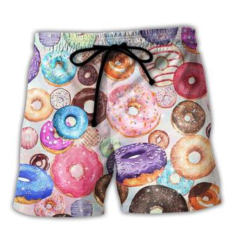 Food Donut Lovely Style Beach Shorts - Seseable