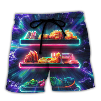 Food Good Food Is Good Mood Beach Shorts | Seseable UK