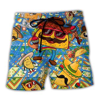 Food Let's Taco Bout How Awesome You Are Colorful Beach Shorts - Seseable