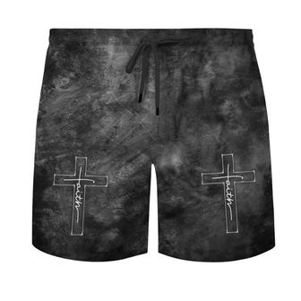 Jesus Man Of God For Hustand Dad Papa Beach Short - Seseable