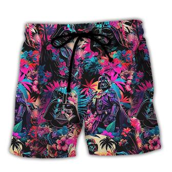 Starwars Darth Vader Synthwave Cool Beach Short Family | Favorety