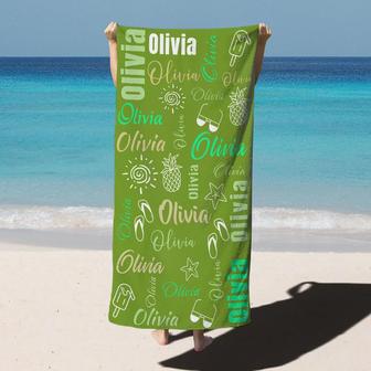 Customized Beach Towel for Seaside Holiday Gift - Seseable