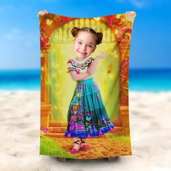 Personalized Encanto Mirabell Girl Door Beach Towel - Seseable