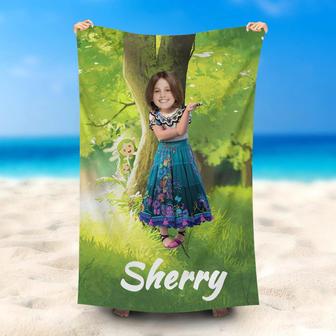 Personalized Mirabel Encanto Tree Beach Towel With Photo - Seseable