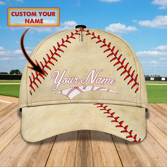 Custom Classic Baseball Cap - Personalized Name Hat - Thegiftio