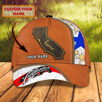 Custom Classic Cap California Hat - Personalized Name - Thegiftio UK