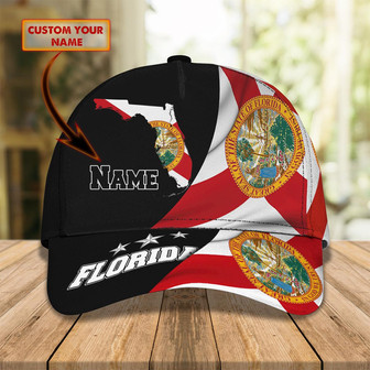 Custom Classic Cap - Personalized Florida Name Cap - Thegiftio UK