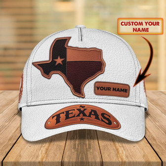 Custom Classic Cap - Personalized Name Hat - Texas Souvenir - Thegiftio