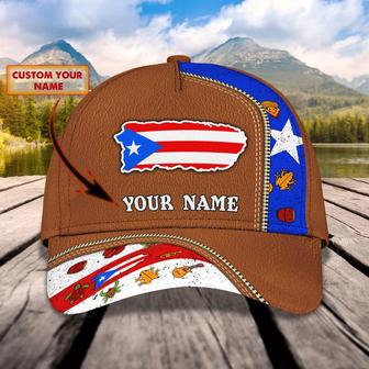 Custom Classic Cap - Personalized Name - Puerto Rico - Thegiftio UK