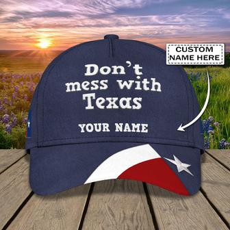 Custom Classic Cap - Personalized Name - Texas - Thegiftio UK