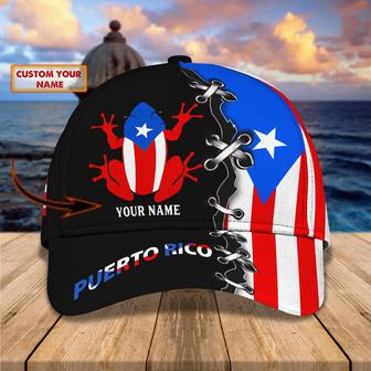Custom Classic Cap - Personalized Puerto Rico Name Hat - Thegiftio UK