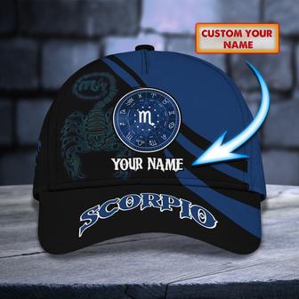 Custom Classic Cap - Personalized Scorpio Design - Thegiftio UK